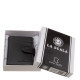 Porte-cartes en cuir avec protection RFID noir AST2038