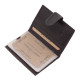 Bőr kártyatartó RFID védelemmel fekete GreenDeed DPB2038/T