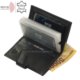 Læder kortholder med RFID beskyttelse sort RG2038