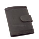 Usnjeno držalo za kartice z RFID zaščito črno SHL2038/PTL