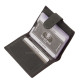Leren kaarthouder met RFID-bescherming zwart SHL2038/PTL