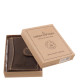 Leather card holder with RFID protection GreenDeed ABH2038/T brown
