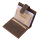 Skórzane etui na karty z ochroną RFID GreenDeed ABH2038/T brązowe