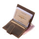 Kožni držač kartice s RFID zaštitom GreenDeed ABH2038/T smeđi