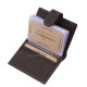 Kožni držač kartice s RFID zaštitom GreenDeed AGH2038/T crni