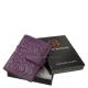 Leather women's card holder Sylvia Belmonte ROU08 purple