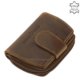 Leather women's wallet GreenDeed OP3203-S.BARN