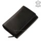 Leather women's wallet La Scala DN57006 black