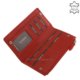 Leather women's wallet La Scala DN71 red