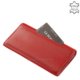 Leather women's wallet La Scala DN72037 red