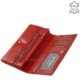 Portefeuille femme en cuir La Scala DN72037 rouge
