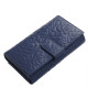 Leather women's wallet Sylvia Belmonte RO04 dark blue