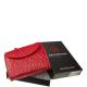 Damenbrieftasche aus Leder Sylvia Belmonte ROU02 rot