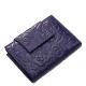 Portefeuille femme en cuir Sylvia Belmonte ROU03 bleu