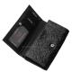 Leather women's wallet Sylvia Belmonte ROU04 black