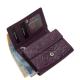 Usnjena ženska denarnica Sylvia Belmonte ROU06 vijolična