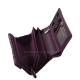 Leather women's wallet Sylvia Belmonte ROU06 purple