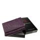 Usnjena ženska denarnica Sylvia Belmonte ROU06 vijolična