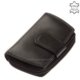 Leather women's wallet VESTER VP04 black