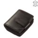 Leather women's wallet VESTER VP181 black