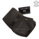 Leather women's wallet VESTER VP3203 black