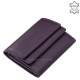 Women's wallet LA SCALA made of genuine leather DCO99691 purple