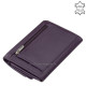 Women's wallet LA SCALA made of genuine leather DCO99691 purple