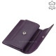 Ženska denarnica LA SCALA iz pravega usnja DCO99691 vijolična