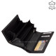 Ženska denarnica LA SCALA iz pravega usnja DCO57006 črne barve