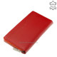 Women's wallet LA SCALA genuine leather DCO1334 red