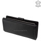 Women's wallet LA SCALA made of genuine leather DCO452 black