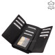 Women's wallet LA SCALA made of genuine leather DCO452 black