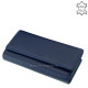 Women's wallet LA SCALA made of genuine leather DCO452 blue