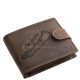 Bőr pénztárca Balaton mintával GreenDeed BALA1021/T barna