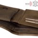Skórzany portfel w brązowym kolorze ze wzorem ciężarówki RFID KAMR09/T