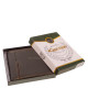 Kožená peněženka v dárkové krabičce hnědé SCN1021