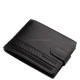 Leather wallet in gift box black Giultieri SCR09/T