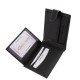 Leather wallet in gift box black Giultieri SCR09/T