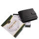 Leather wallet in gift box black Giultieri SCR09/T