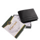 Leather wallet in gift box black Giultieri SCR1021