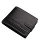 Leather wallet in gift box black Giultieri SCR6002L/T