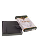 Кожен портфейл в подаръчна кутия черен SCN6002L/T