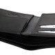 Usnjena denarnica v darilni škatli črna SGG09/T