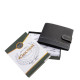Kožená peňaženka v darčekovej krabičke čierna SGG09/T