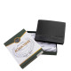 Portefeuille en cuir dans une boîte cadeau noir SGG1021