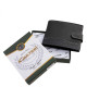 Leren portemonnee in geschenkverpakking zwart SGG1021/T