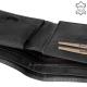 Bőr pénztárca fekete színben kamionos mintával RFID KAMR09/T