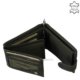 Bőr pénztárca fekete színben motor mintával RFID A1MR08/T
