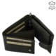 Leather wallet in black with motor pattern RFID A1MR1021 / T