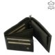 Ledergeldbörse in schwarzer Farbe mit Motormuster RFID A1MR1021